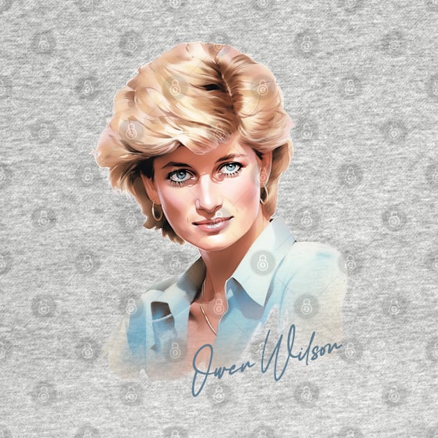 Princess Diana Owen Wilson Crossover by DankFutura